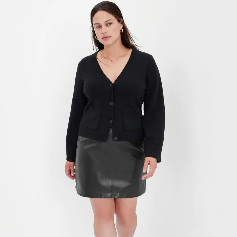 NWT Gap Faux Leather Mini Skirt - Picture 8 of 8